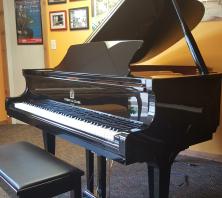 5'3" Story and Clark Baby Grand, Academy, in Black Gloss, with Pianomation player system