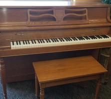 Kimball Upright Piano with bench
